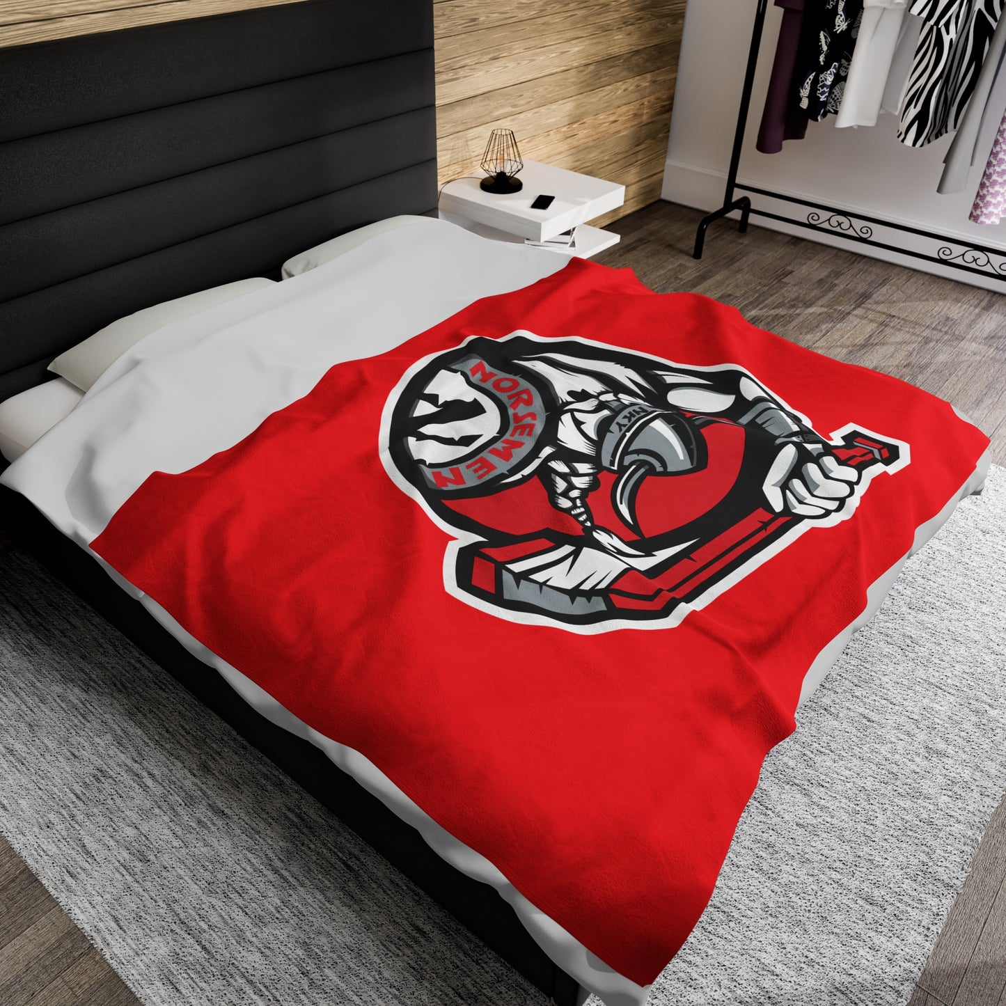Norsemen Hockey | RINK | Velveteen Plush Blanket