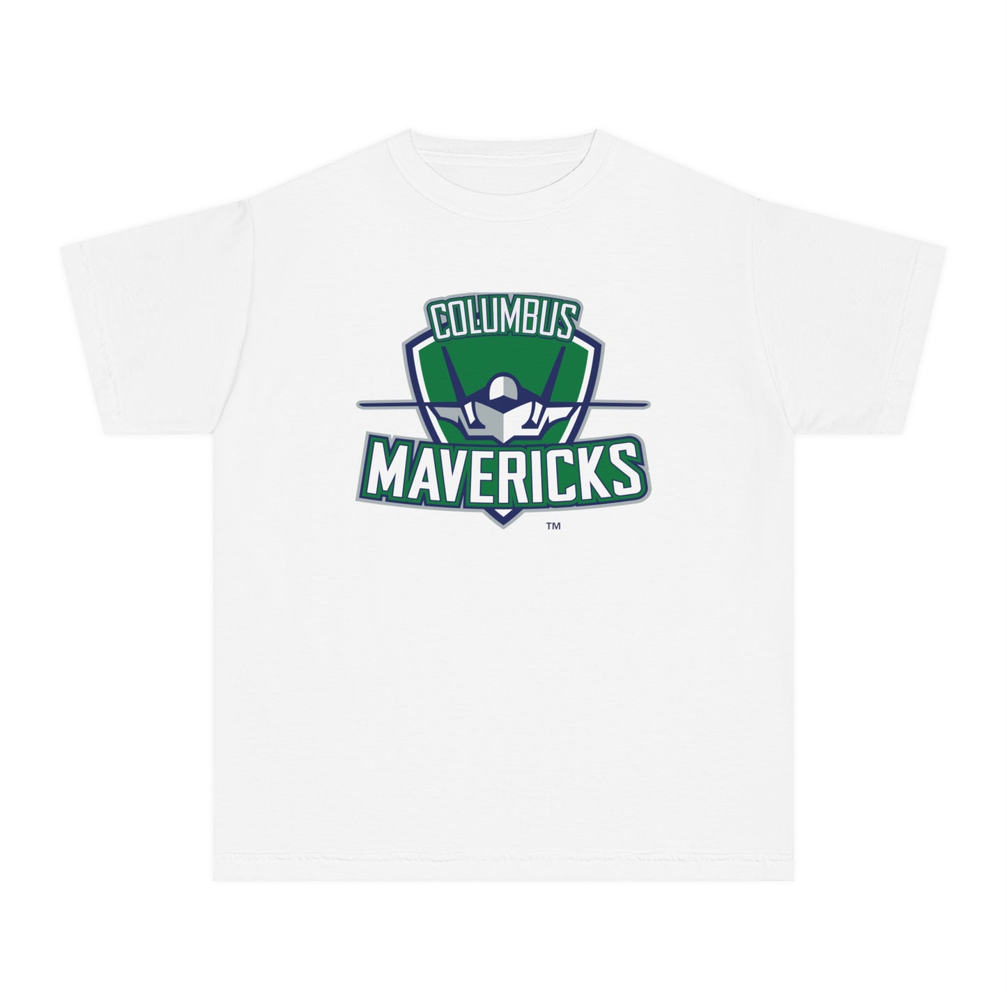 Youth Columbus Mavericks | Midweight Logo Tee