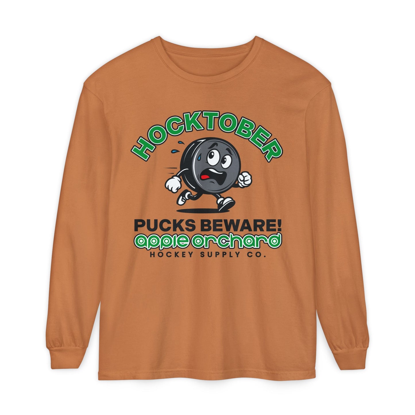 AO | Pucks Beware | Unisex Long Sleeve T-Shirt