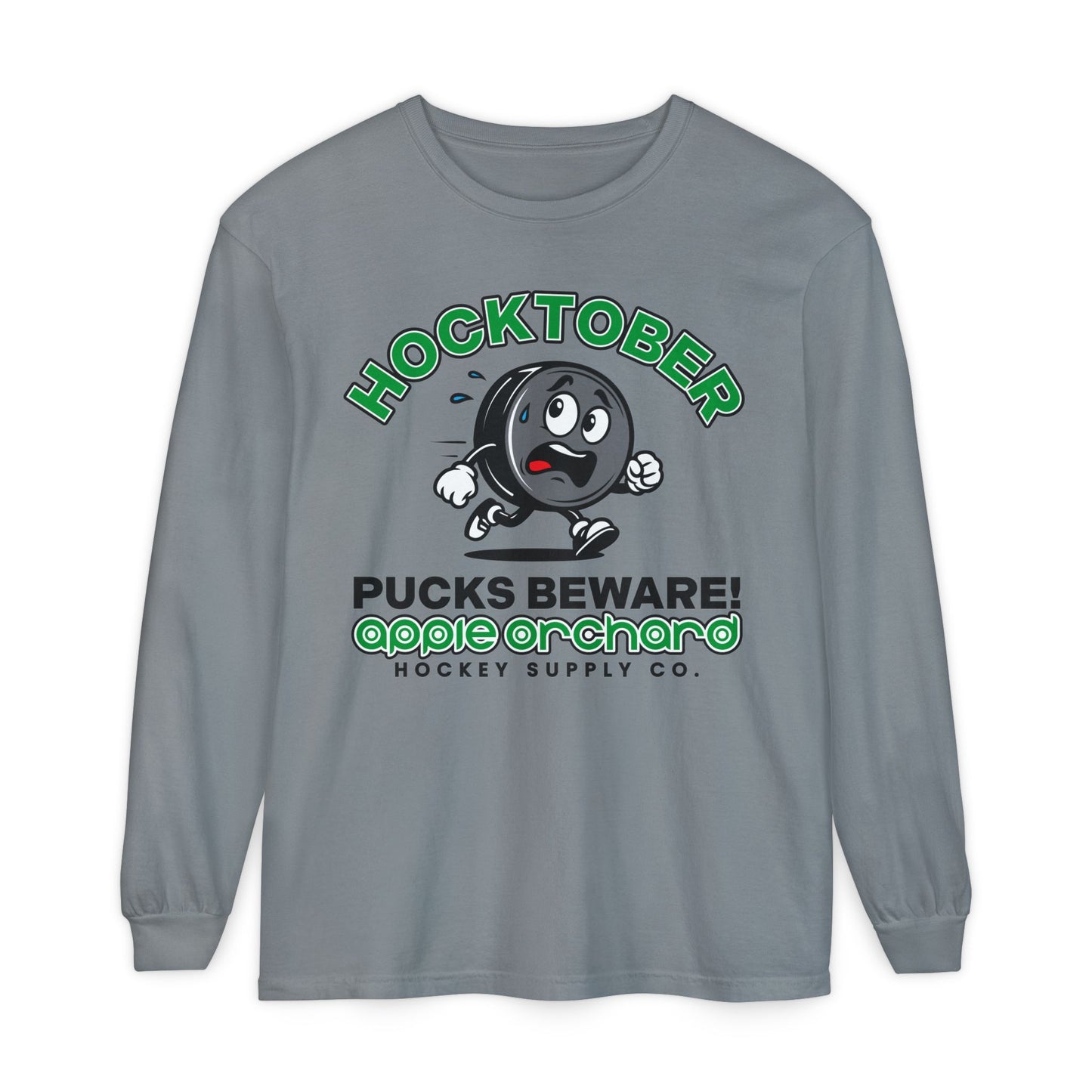 AO | Pucks Beware | Unisex Long Sleeve T-Shirt