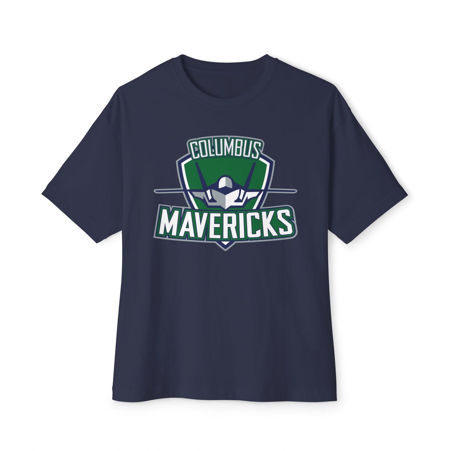 Columbus Mavericks | Unisex Bella+Canvas Oversized Boxy Logo Tee
