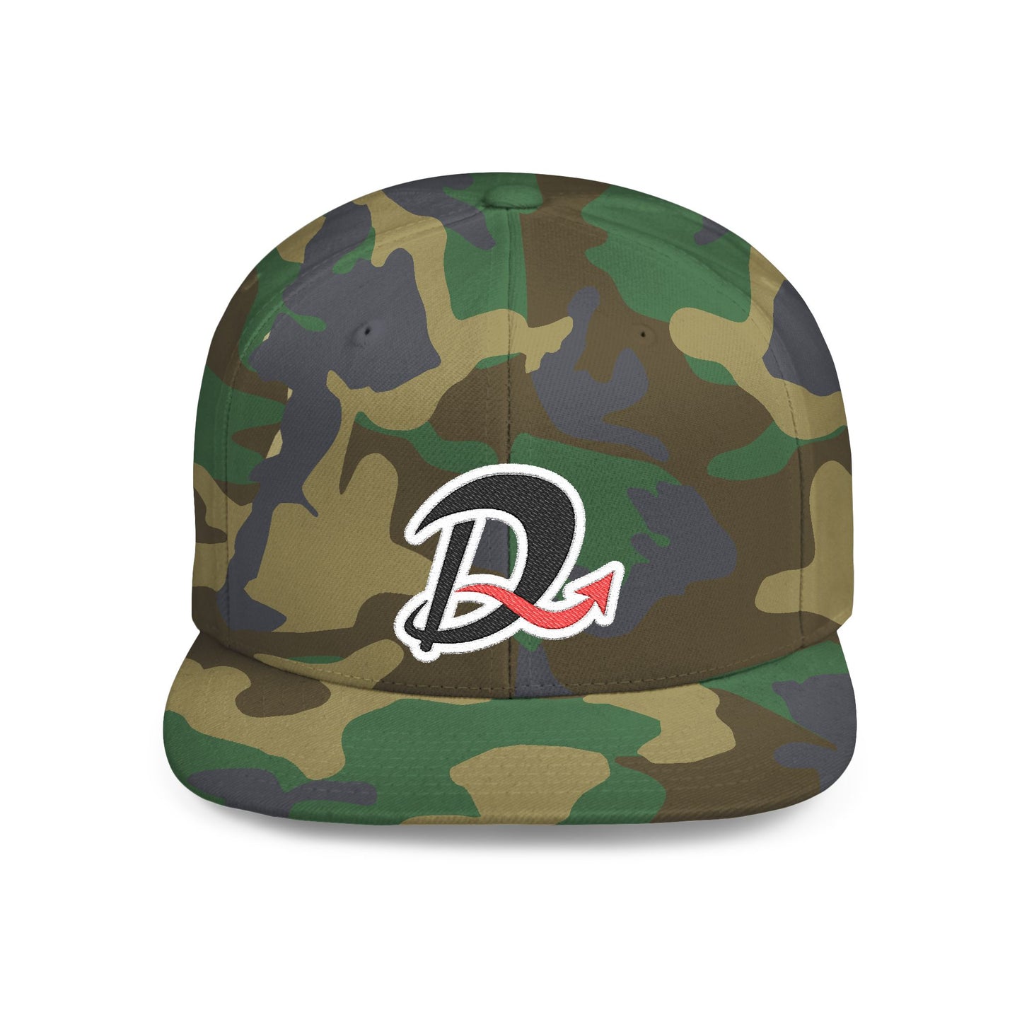 Devou Devils | D Logo | Flat Bill Snapback