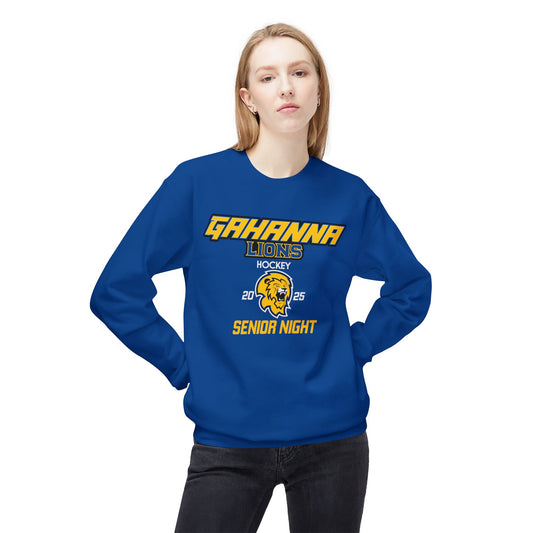 Gahanna Lions | Ice Hockey | Unisex Midweight Softstyle Fleece Crewneck Sweatshirt