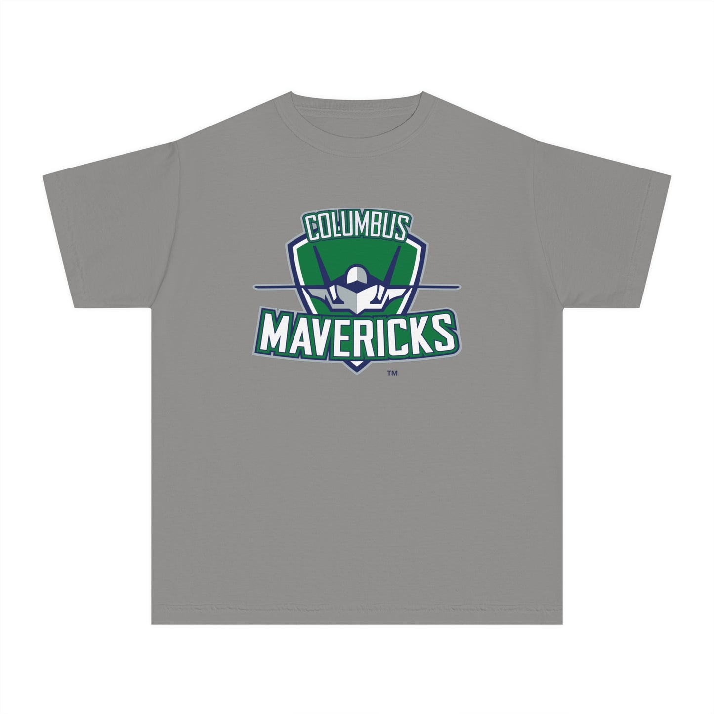 Youth Columbus Mavericks | Midweight Logo Tee