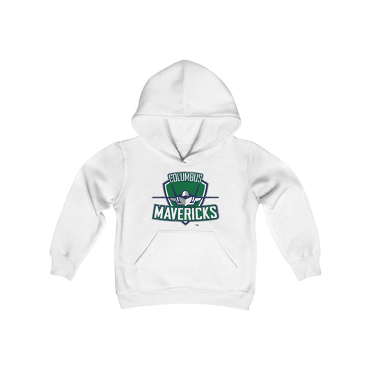 Youth Columbus Mavericks | Heavy Blend Hooded Logo Sweatshirt