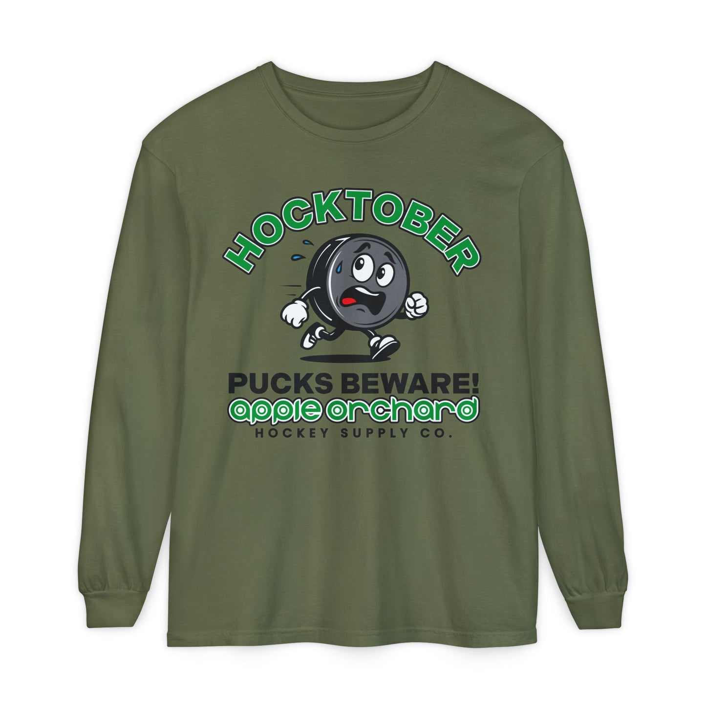 AO | Pucks Beware | Unisex Long Sleeve T-Shirt