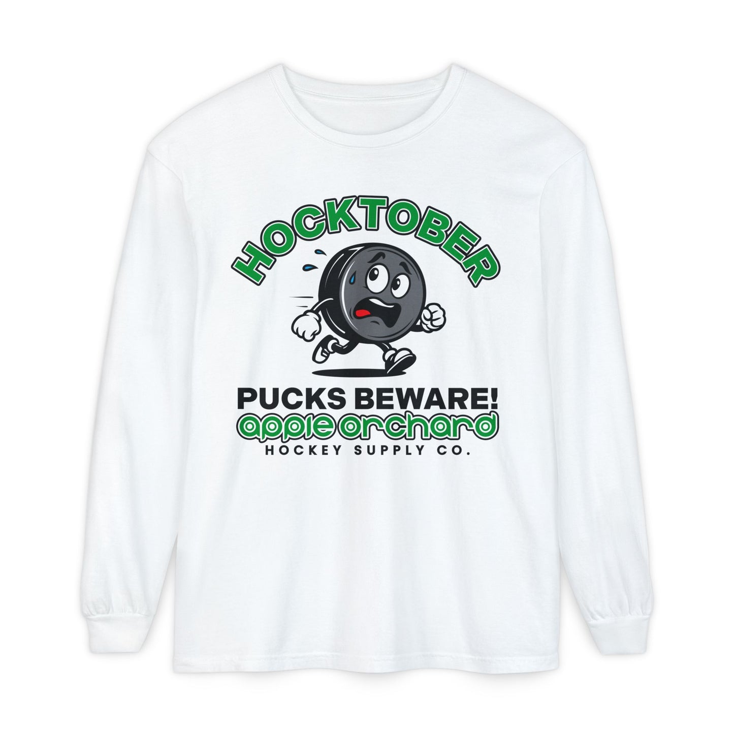AO | Pucks Beware | Unisex Long Sleeve T-Shirt