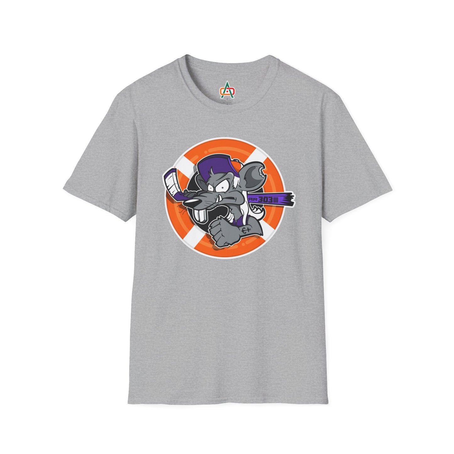 River Rats Logo | Unisex Softstyle T-Shirt