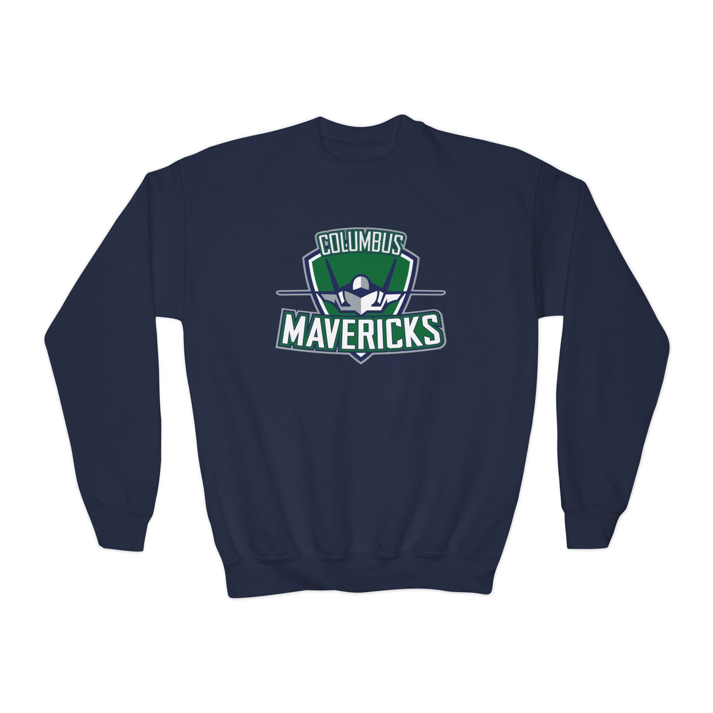 Youth Columbus Mavericks | Crewneck Logo Sweatshirt