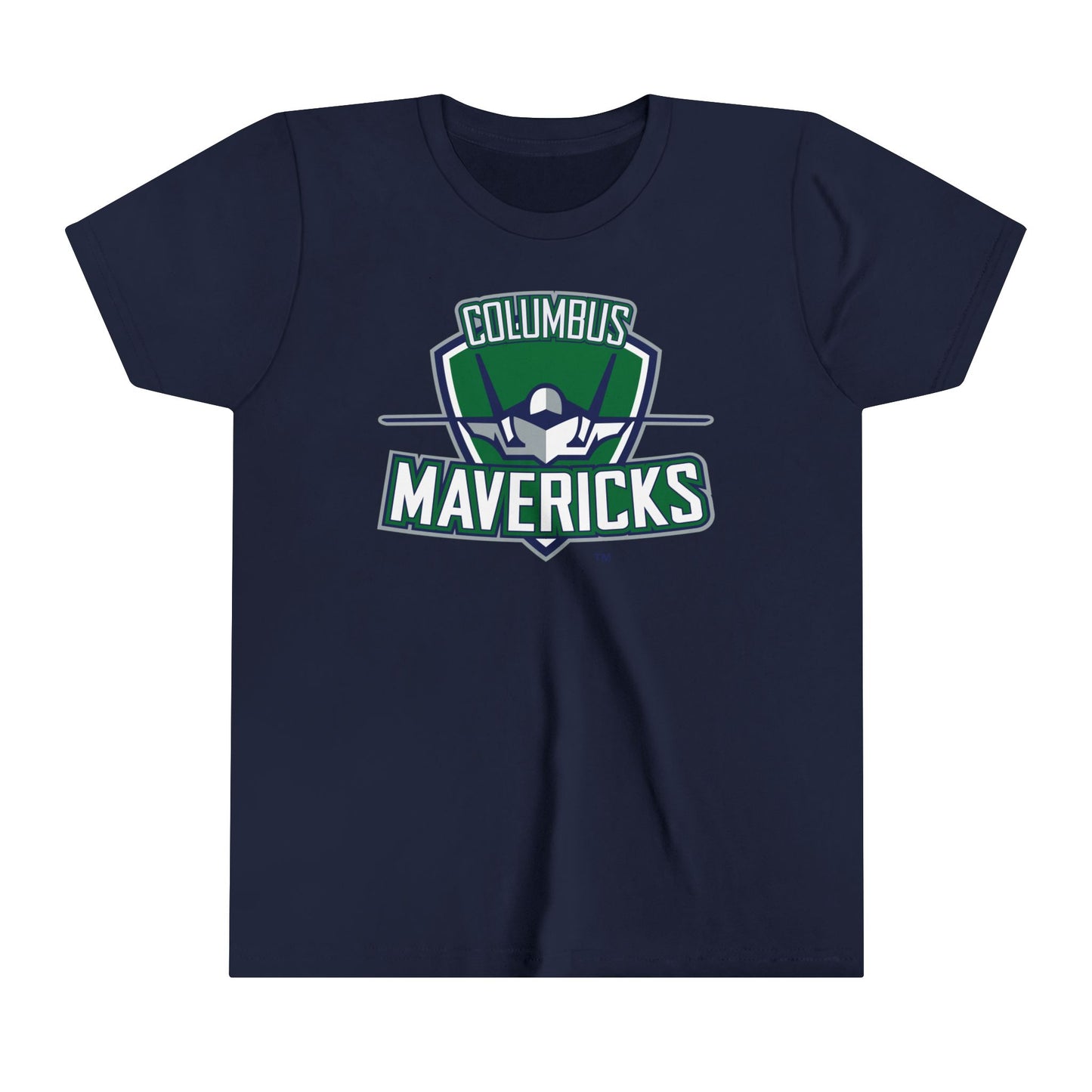 Youth Columbus Mavericks | Short Sleeve Logo Tee