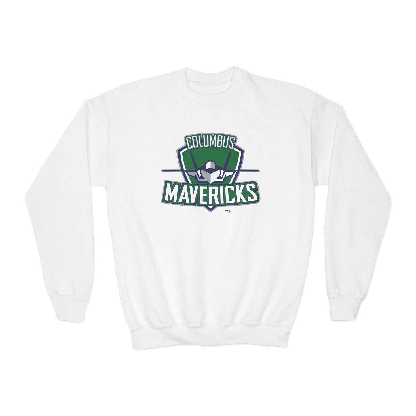Youth Columbus Mavericks | Crewneck Logo Sweatshirt