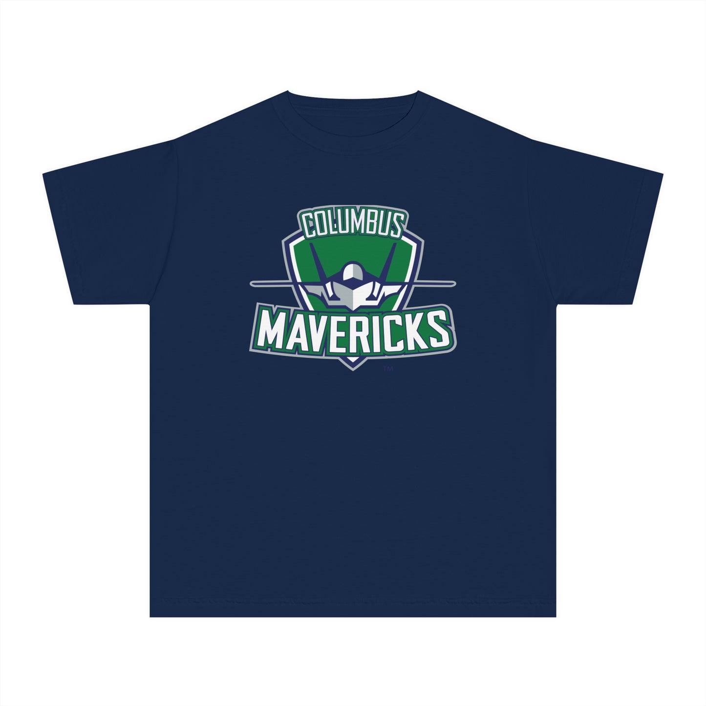 Youth Columbus Mavericks | Midweight Logo Tee