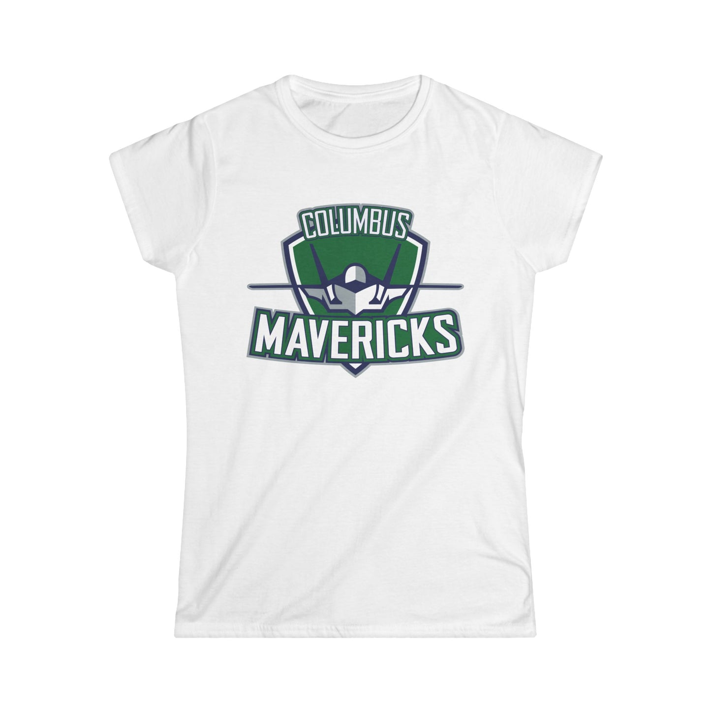 Columbus Mavericks | Women's Softstyle Logo Tee