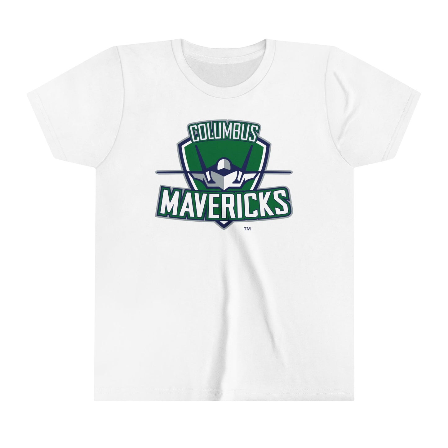 Youth Columbus Mavericks | Short Sleeve Logo Tee