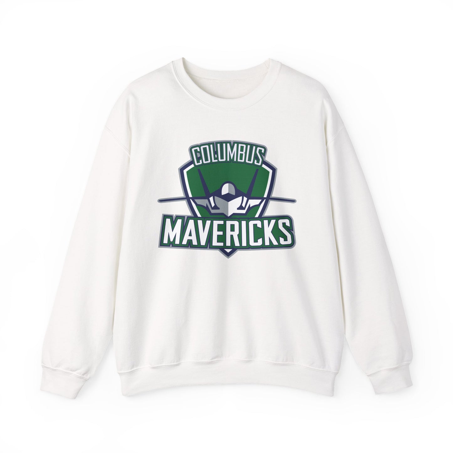 Columbus Mavericks | Unisex Gilden Heavy Blend™ Crewneck Logo Sweatshirt