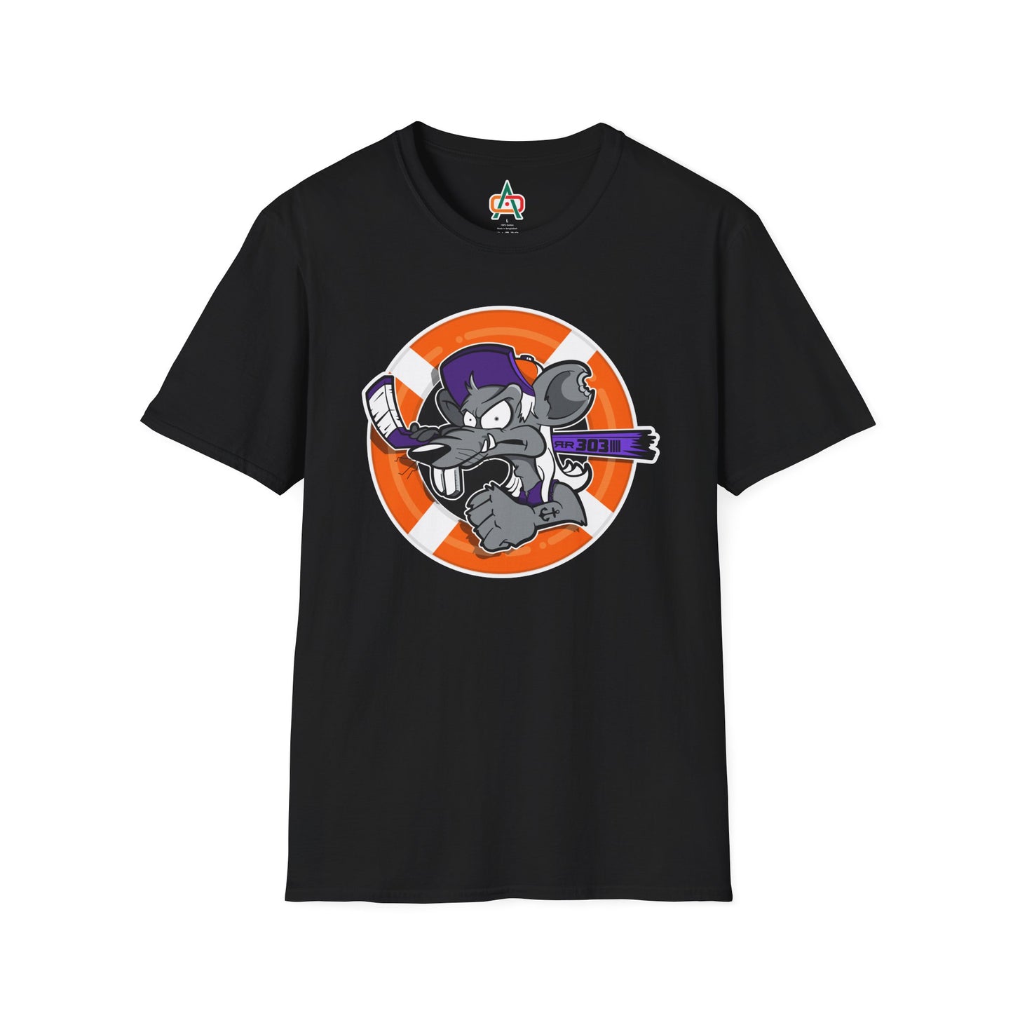 River Rats Logo | Unisex Softstyle T-Shirt