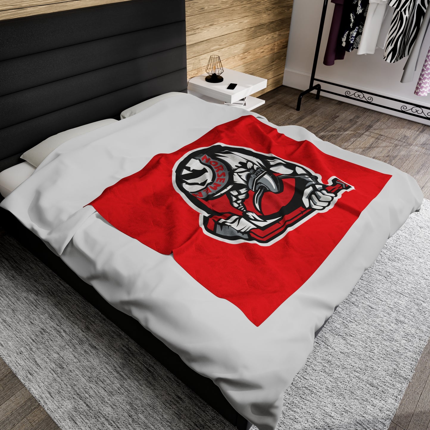 Norsemen Hockey | RINK | Velveteen Plush Blanket