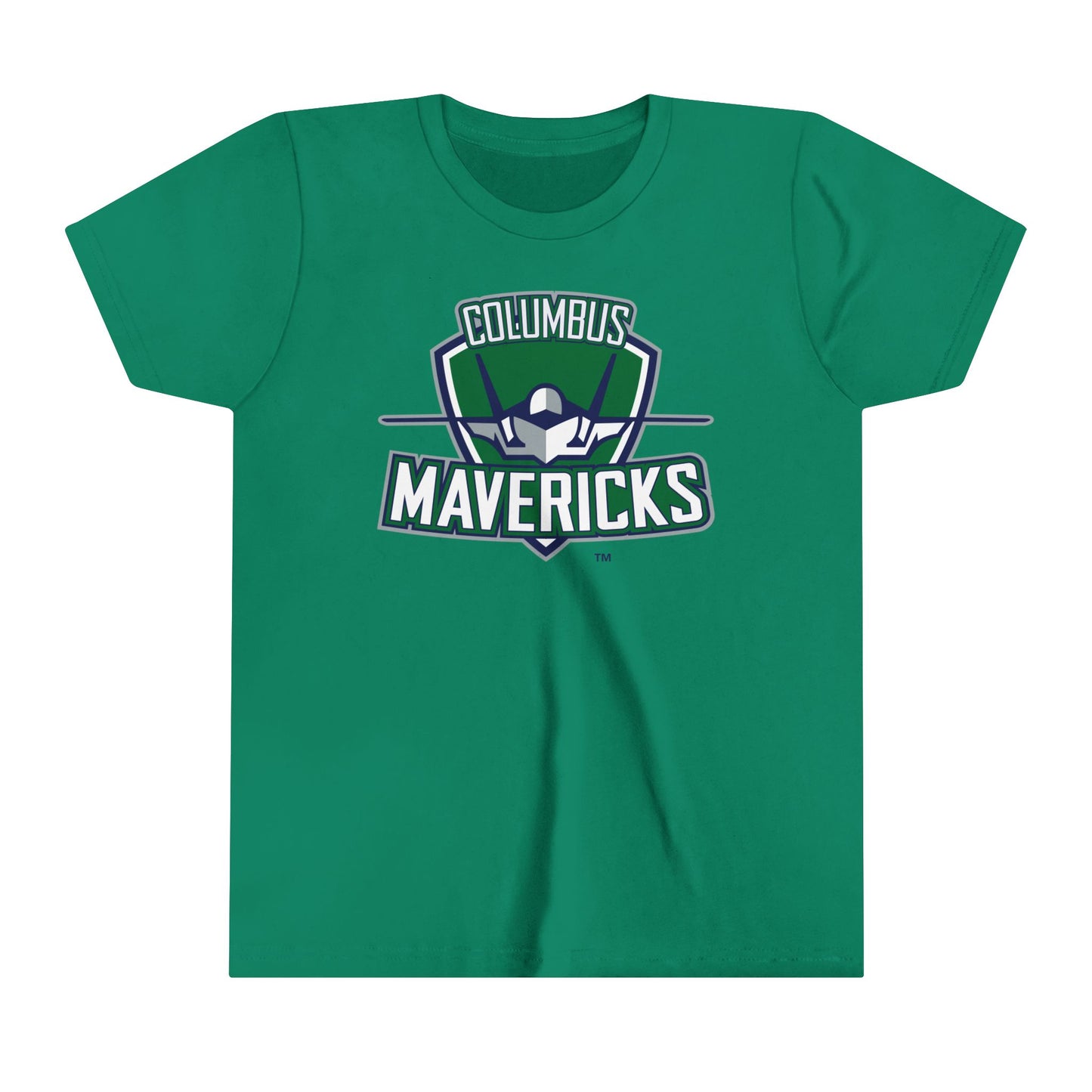Youth Columbus Mavericks | Short Sleeve Logo Tee