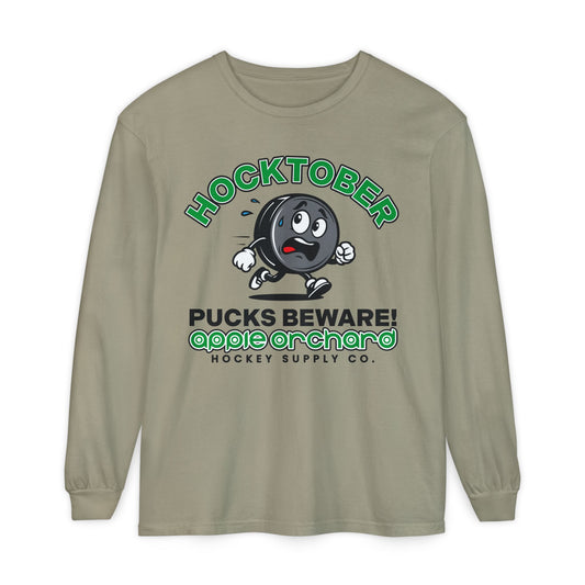 AO | Pucks Beware | Unisex Long Sleeve T-Shirt