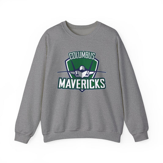 Columbus Mavericks | Unisex Gilden Heavy Blend™ Crewneck Logo Sweatshirt