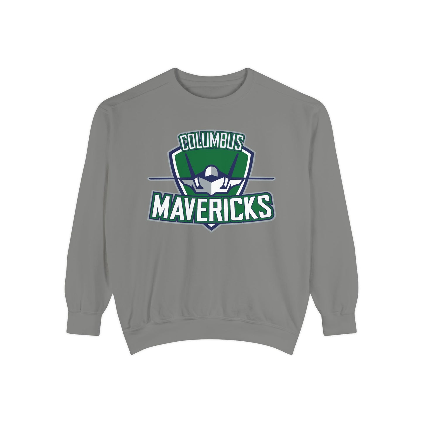 Columbus Mavericks | Unisex Garment-Dyed Logo Crewneck Sweatshirt