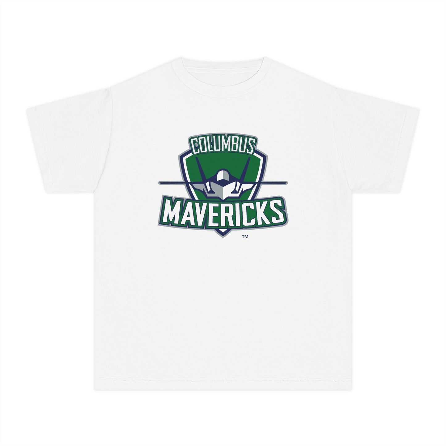Youth Columbus Mavericks | Midweight Logo Tee