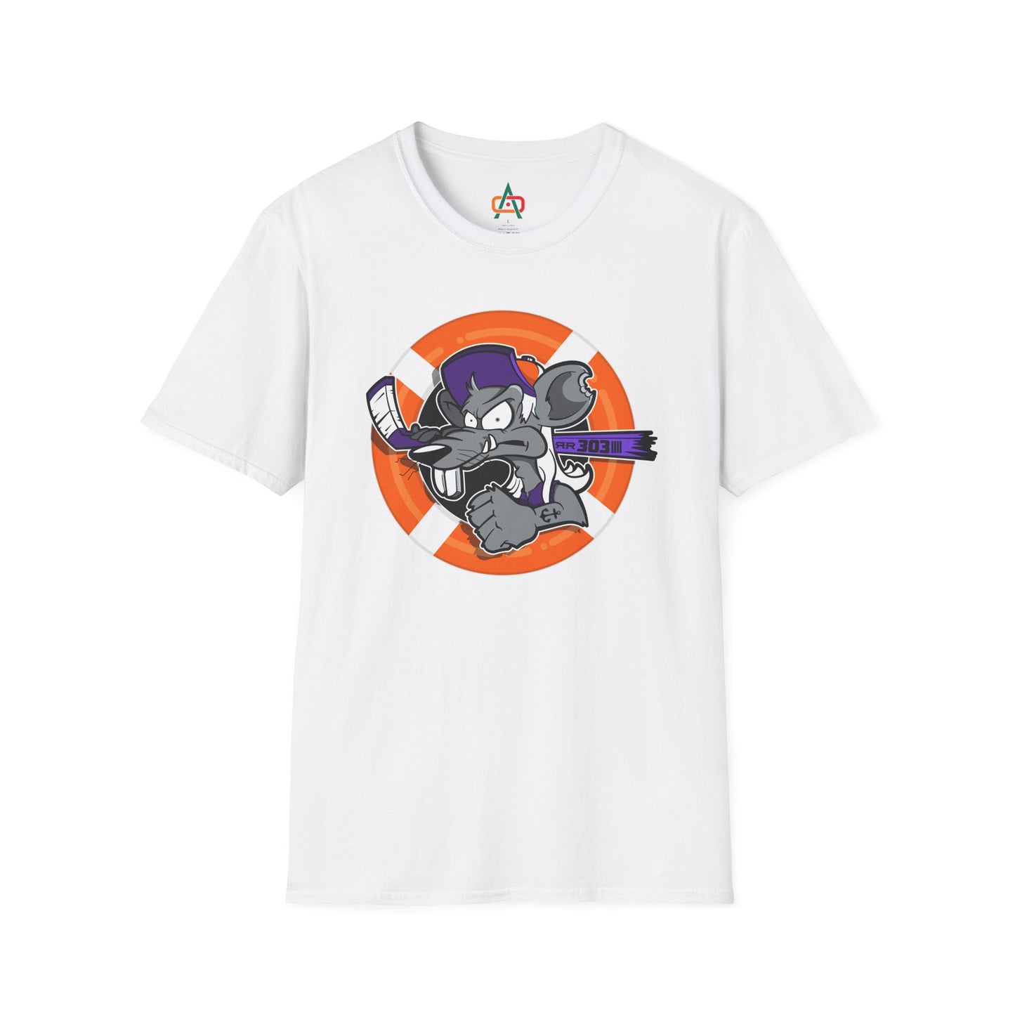 River Rats Logo | Unisex Softstyle T-Shirt