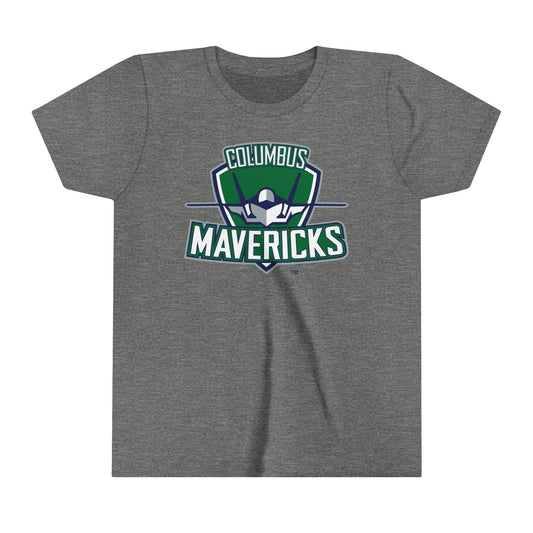 Youth Columbus Mavericks | Short Sleeve Lightweight Logo Tee