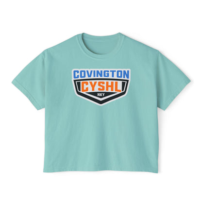 CYSHL | League Badge Logo | Women's Boxy Tee