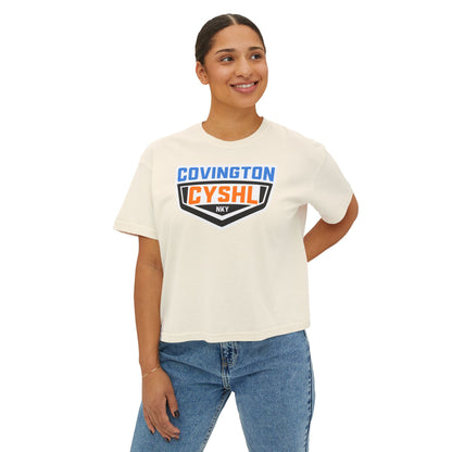CYSHL | League Badge Logo | Women's Boxy Tee