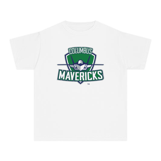 Youth Columbus Mavericks |  Midweight Logo Tee