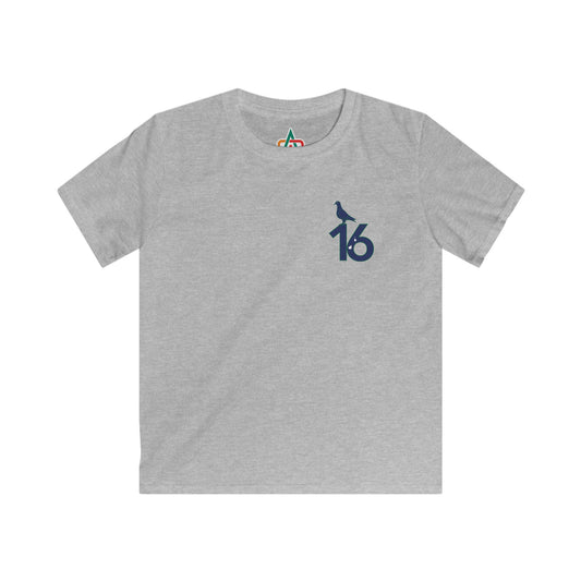 Pigeon Hockey | Logo | Kids Softstyle Tee