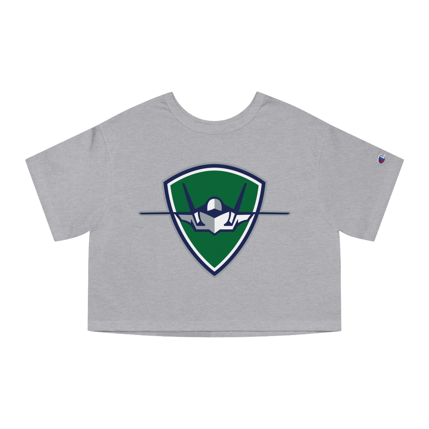 Columbus Mavericks | Champion Women's Heritage Cropped Badge T-Shirt