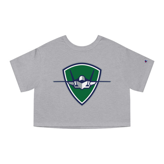Columbus Mavericks | Champion Women's Heritage Cropped Badge T-Shirt