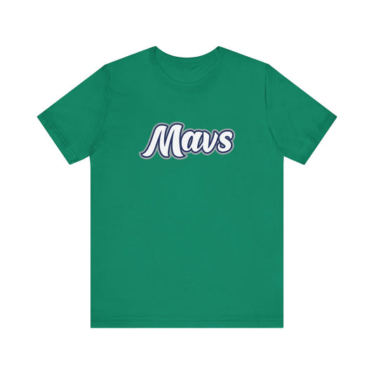 Columbus Mavericks | Unisex Script MAVS Jersey Short Sleeve Tee