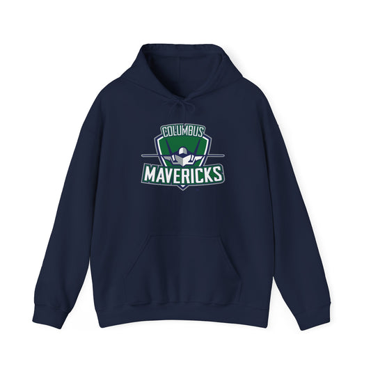 Columbus Mavericks | Unisex Heavy Blend™ Logo Hooded Sweatshirt