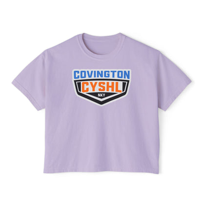 CYSHL | League Badge Logo | Women's Boxy Tee