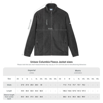 Columbus Mavericks | Unisex Columbia Fleece Logo Jacket (Embroidery)
