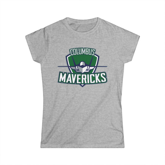 Columbus Mavericks | Women's Softstyle Logo Tee