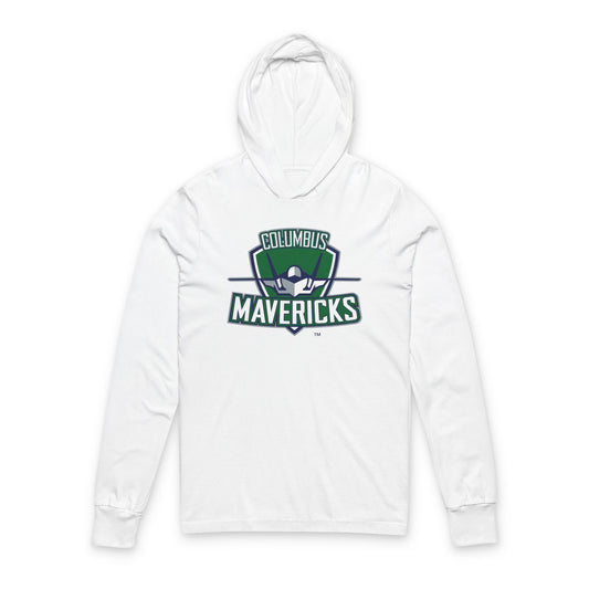 Columbus Mavericks | Unisex Hooded Long Sleeve Logo Tee Shirt