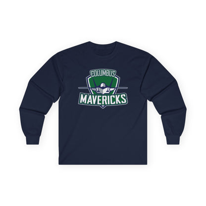Columbus Mavericks | Unisex Gilden Ultra Cotton Long Sleeve Logo Tee