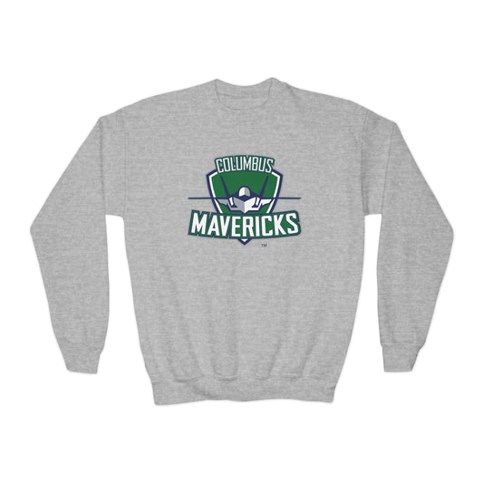 Youth Columbus Mavericks | Crewneck Logo Sweatshirt