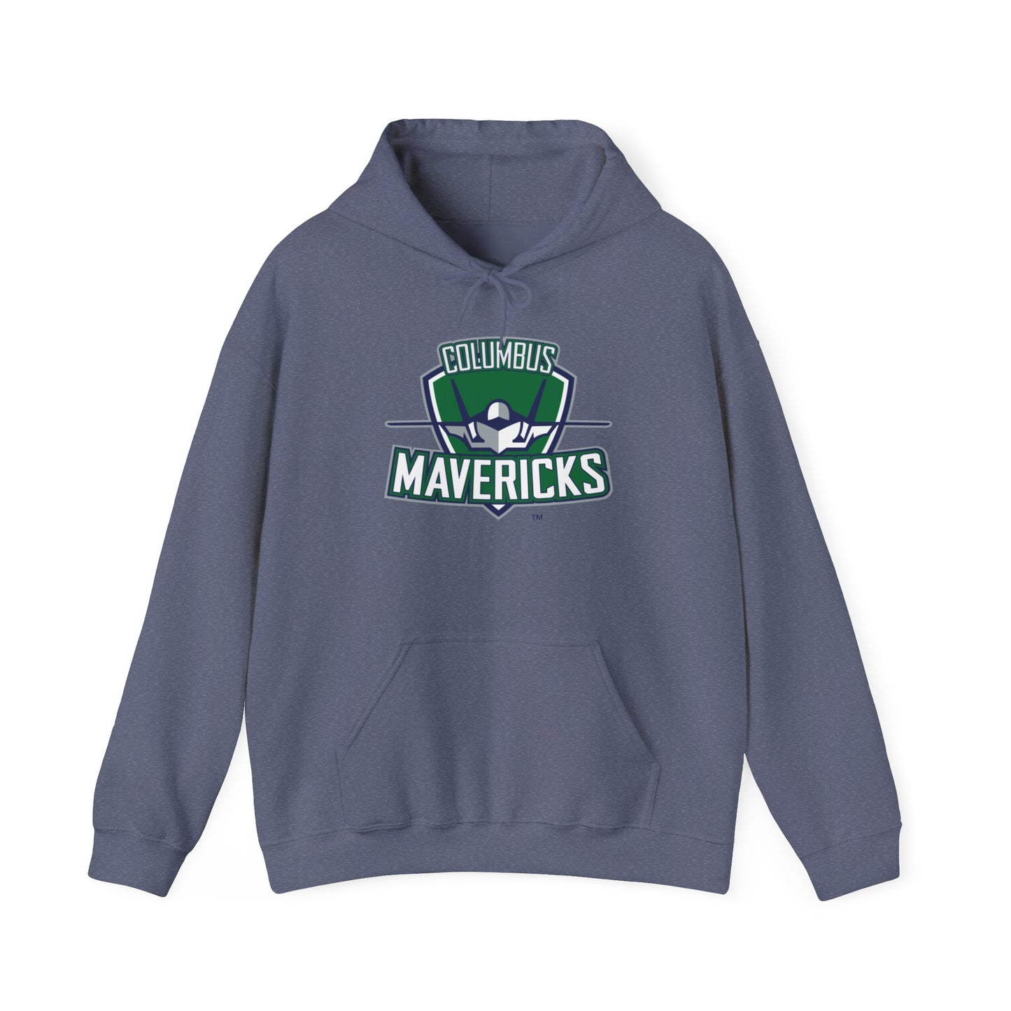 Columbus Mavericks | Unisex Heavy Blend™ Logo Hooded Sweatshirt