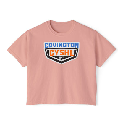 CYSHL | League Badge Logo | Women's Boxy Tee