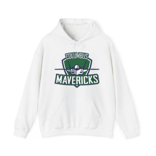Columbus Mavericks | Unisex Gilden Heavy Blend™ Hooded Logo Sweatshirt