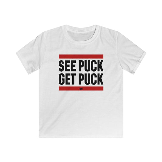 AO | See Puck Get Puck | Youth Unisex Soft T