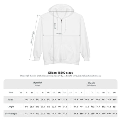 Columbus Mavericks | Unisex Heavy Blend™ Full Zip Hooded Small Logo Sweatshirt