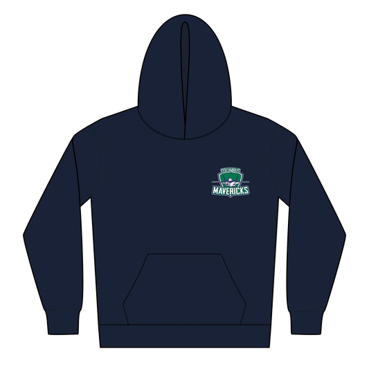 Youth Columbus Mavericks | Softstyle Midweight Hooded Logo Sweatshirt (Embroidery)