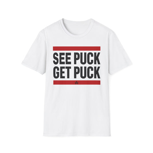AO | See Puck Get Puck | Unisex Softstyle T-Shirt