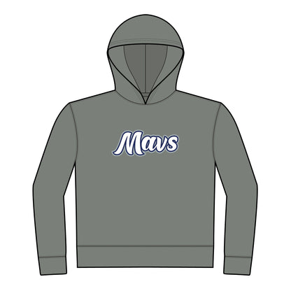 Youth Columbus Mavericks | Comfort Colors Lightweight Hooded Script Mavs Sweatshirt
